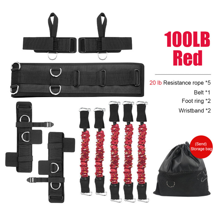 Boxing Training Resistance Band Set Leg Strength and Agility Training Strap System for Boxing,MMA,Muay Image 11