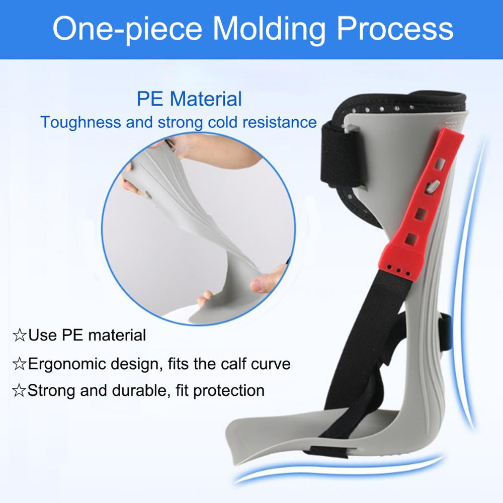 AFO Drop Foot Support Splint Ankle Foot Orthosis Brace Adjustable Size S-XL Image 3