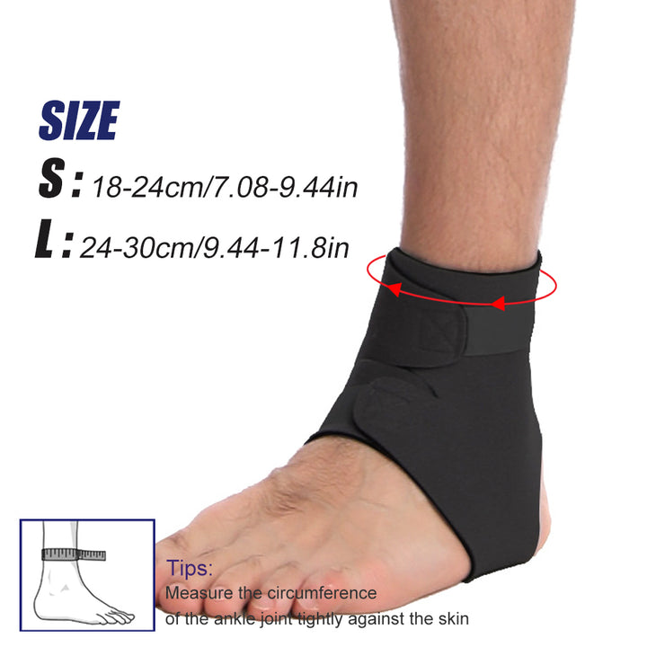 GOMOREON Ankle Brace Support Adjustable Breathable Nylon Size S L for Men Women Image 4