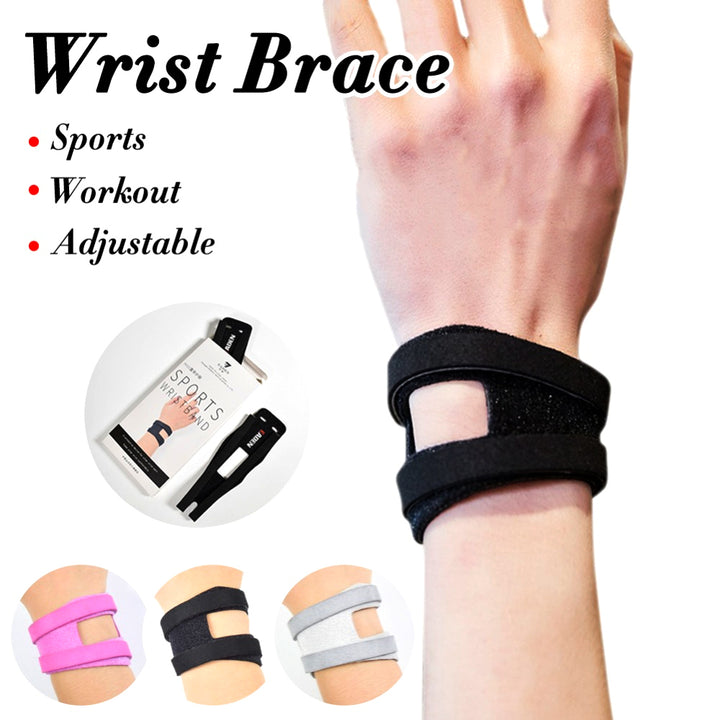 Adjustable Wrist Brace for TFCC Tear Ulnar Pain Black Size S M Polyester Image 3