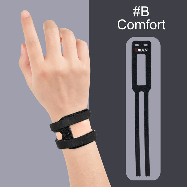 Adjustable Wrist Brace for TFCC Tear Ulnar Pain Black Size S M Polyester Image 4