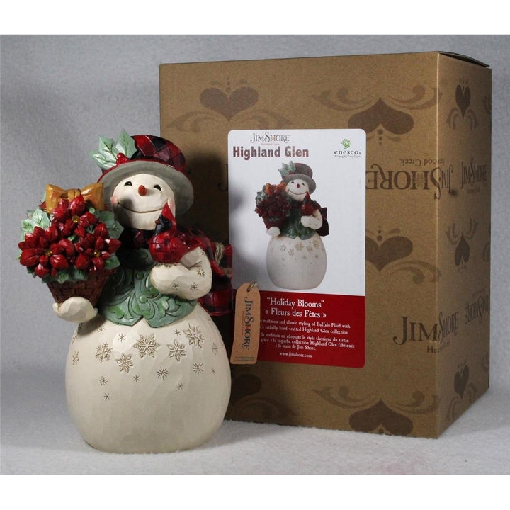 Jim Shore Highland Glen Holiday Blooms- 2024 Figurine - in Box 6015442 Image 4