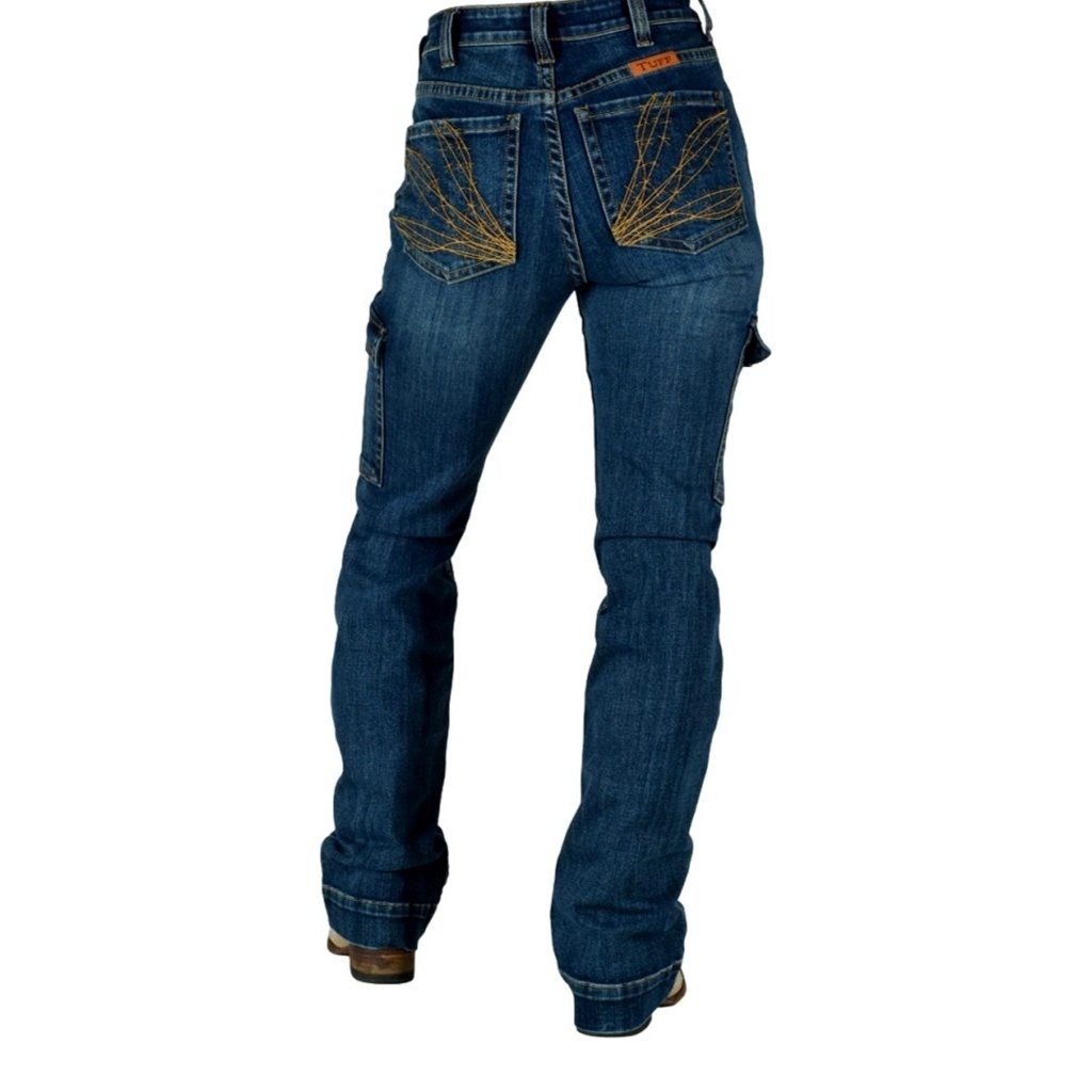 Cowgirl Tuff Western Jeans Womens Raise Bar Medium Wash JRAISE Image 4