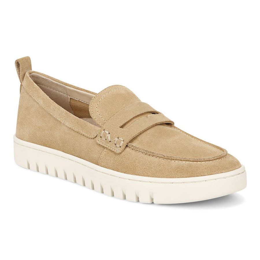 Vionic Uptown Loafer Womens Sand Suede Leather Model I6609L1200 Size Options Image 1