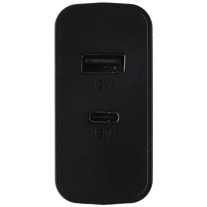 OtterBox (30W) FastCharge Dual Port Wall Charger USB-A (12W)/USB-C (18W) - Black Image 3