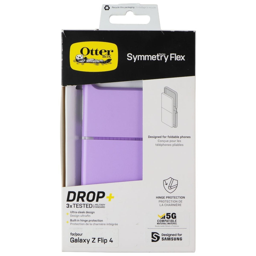 OtterBox Symmetry Flex Series Case for Samsung Galaxy Z Flip 4 - Purple Image 1