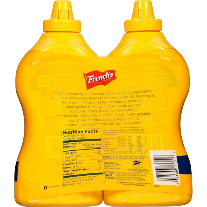 Frenchs Classic Yellow Mustard 30 Ounce (Pack of 2) Image 2