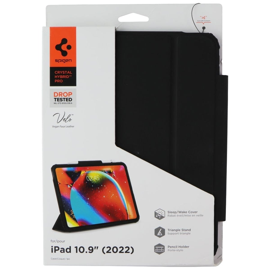 Spigen Crystal Hybrid Pro Case for Apple iPad 10th Gen - Black Image 1