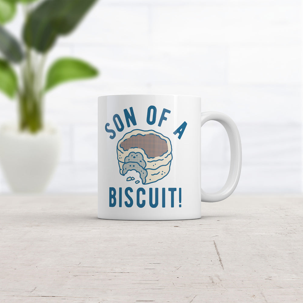 Son Of A Biscuit Mug Funny Sarcastic Food Graphic Coffee Cup-11oz Image 2