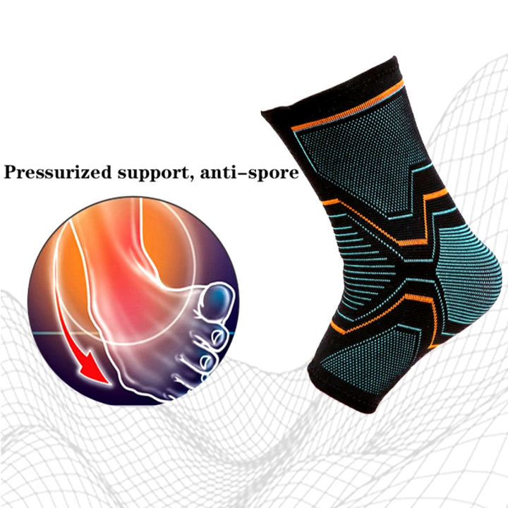 2Pcs Ankle Brace Compression Support Sleeve for Sports Running Size S-XL Image 4