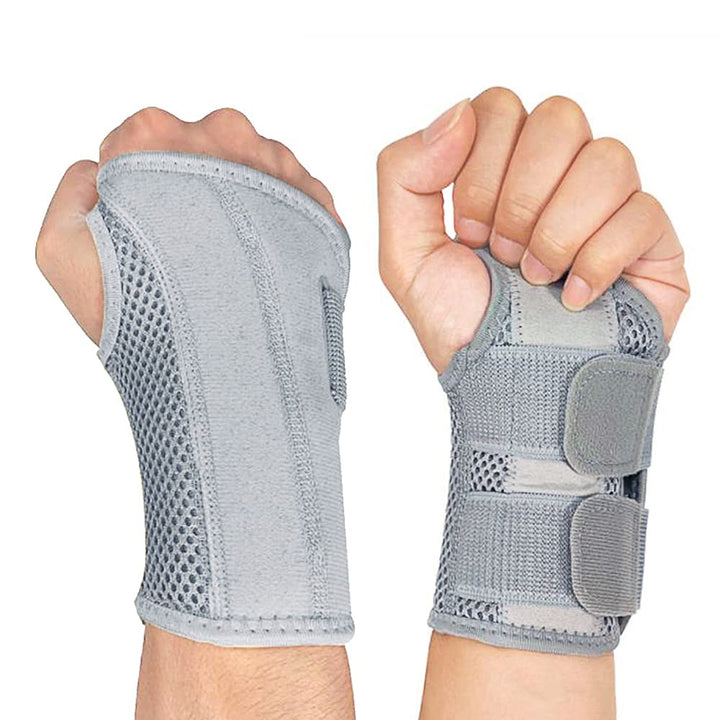 Carpal Tunnel Wrist Brace Splint for Men Women Black Gray Beige Sizes S M L XL Image 2