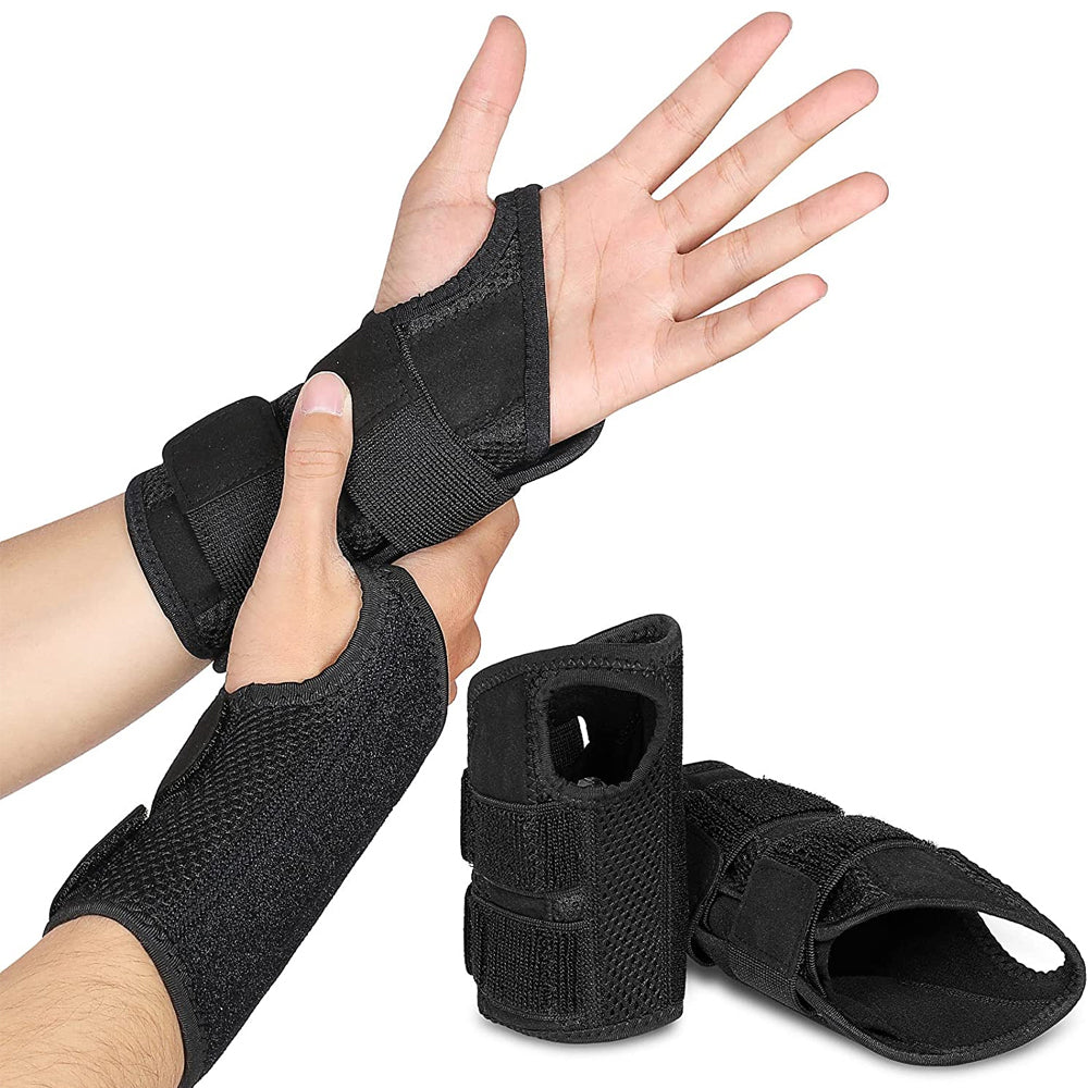 Carpal Tunnel Wrist Brace Splint for Men Women Black Gray Beige Sizes S M L XL Image 3