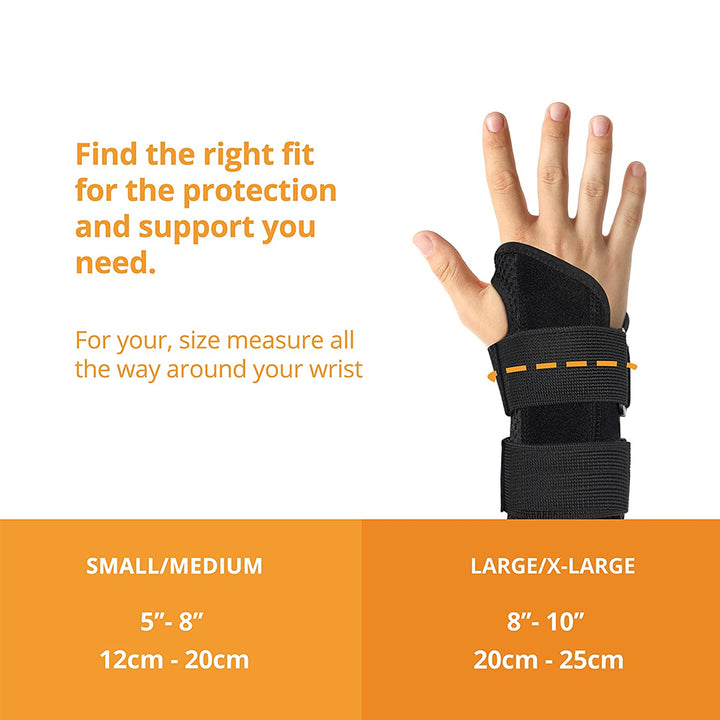 Carpal Tunnel Wrist Brace Splint for Men Women Black Gray Beige Sizes S M L XL Image 10