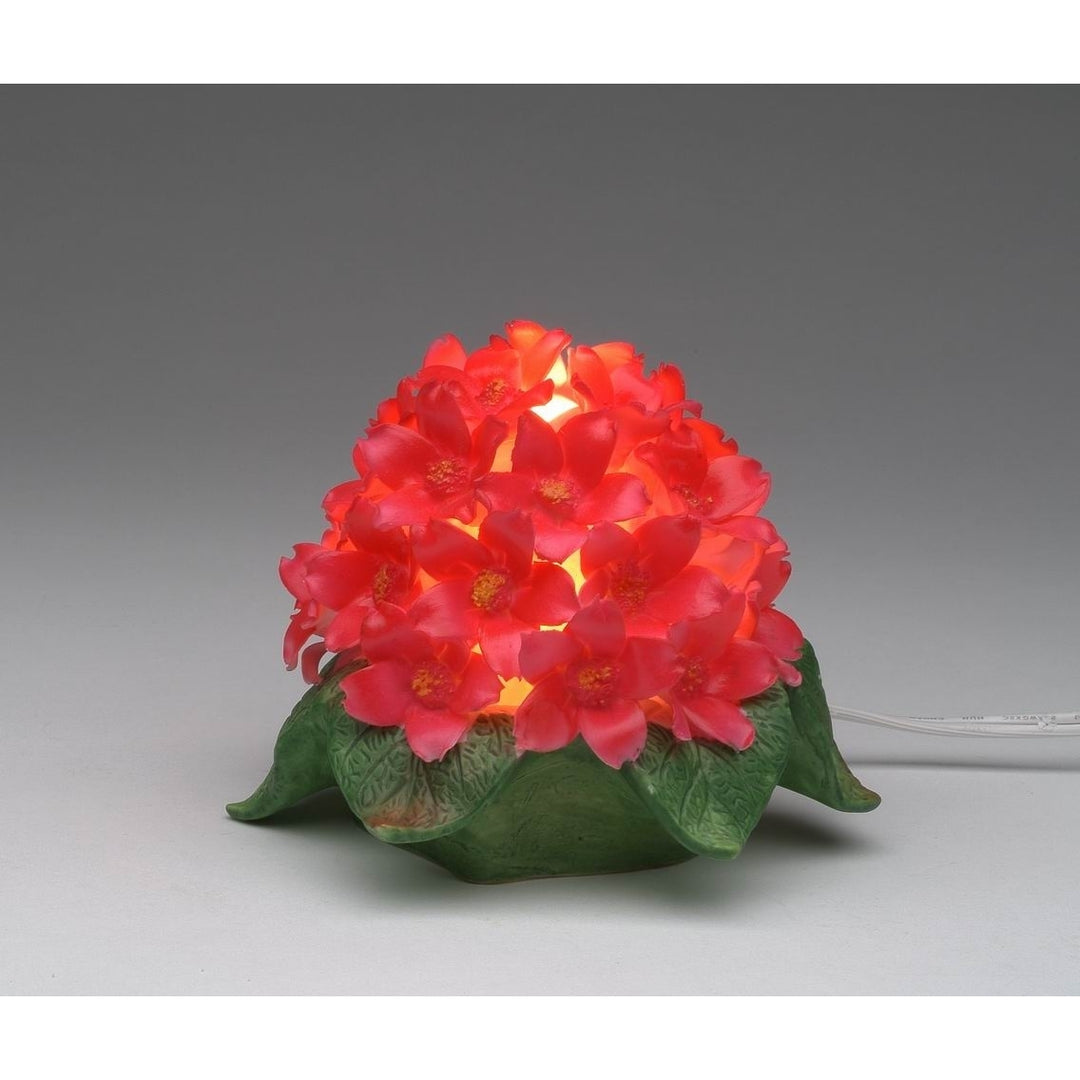 Ceramic Malcus Flower Nightlight 4in Image 3