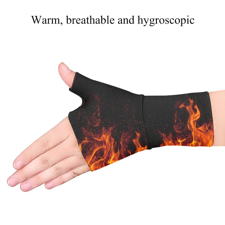 Compression Arthritis Gloves Unisex Support Sleeve Black Beige S M L XL Image 3