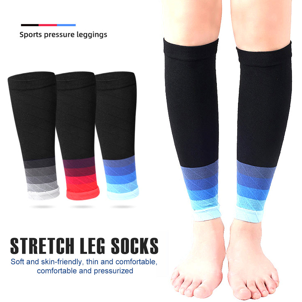 Calf Compression Sleeves for Men Women 20-30mmHg Shin Splints Support Socks Image 2