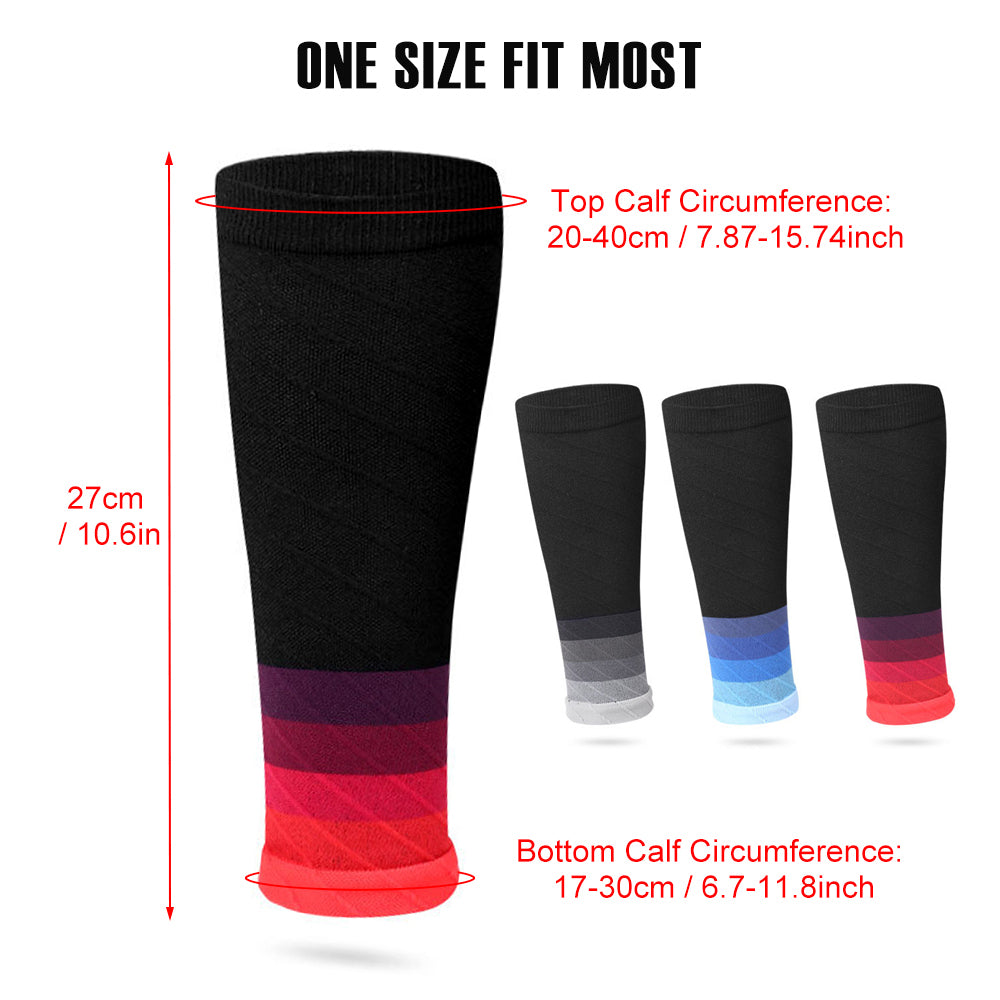 Calf Compression Sleeves for Men Women 20-30mmHg Shin Splints Support Socks Image 7