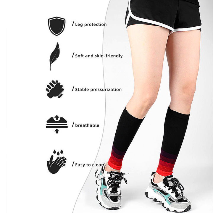 Calf Compression Sleeves for Men Women 20-30mmHg Shin Splints Support Socks Image 8