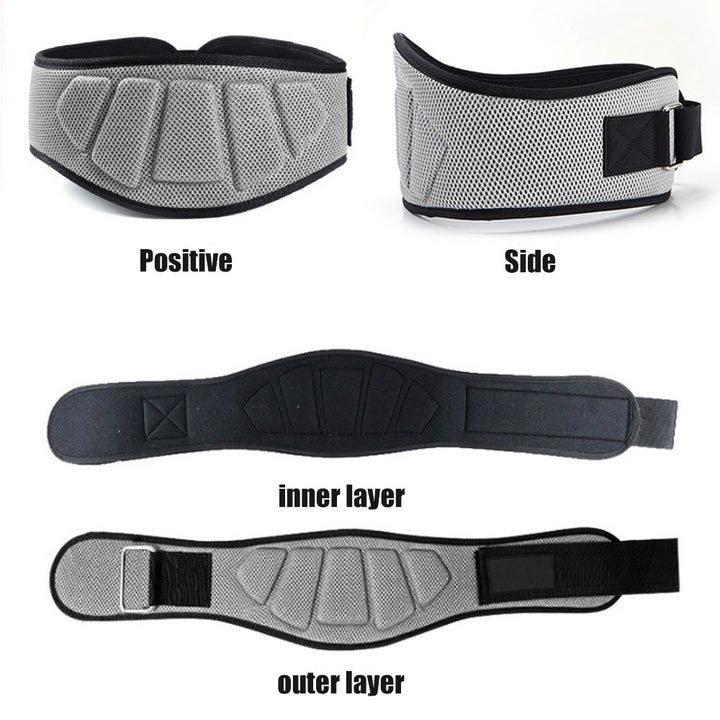 1Pcs Sports Weight Lifting Belts for Men Women - Weight Lifting Core and Lower Back Support Workout Waist Belt for Image 3