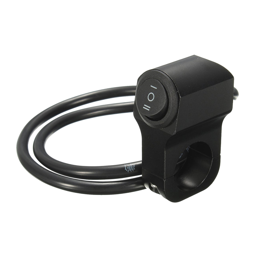 Aluminum Alloy Motorcycle Handlebar Headlight Switch 12V Waterproof 3 Position Image 4