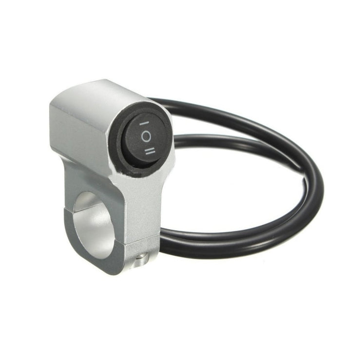 Aluminum Alloy Motorcycle Handlebar Headlight Switch 12V Waterproof 3 Position Image 6