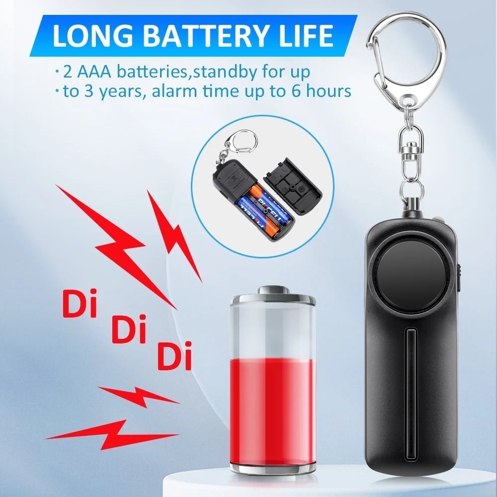 130DB Self Defense Alarm Personal Defense Siren Anti-attack Security for Women Kids Personal Security Loud Alert Attack Image 2