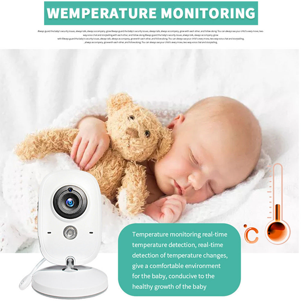 VB603 Video Baby Monitor 3.2 Inch LCD Wireless Night Vision Two Way Audio Image 4