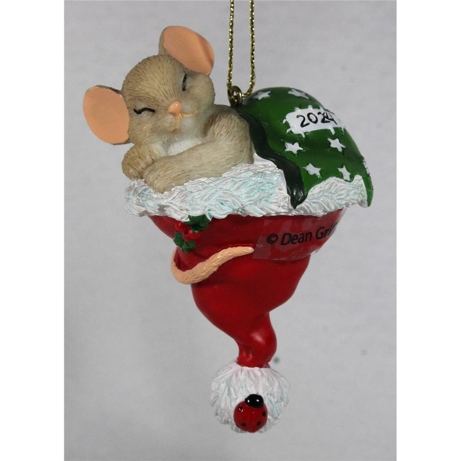 Charming Tails May Your Dreams be Merry and Bright - 2024 Ornament 137974 NIB Image 1