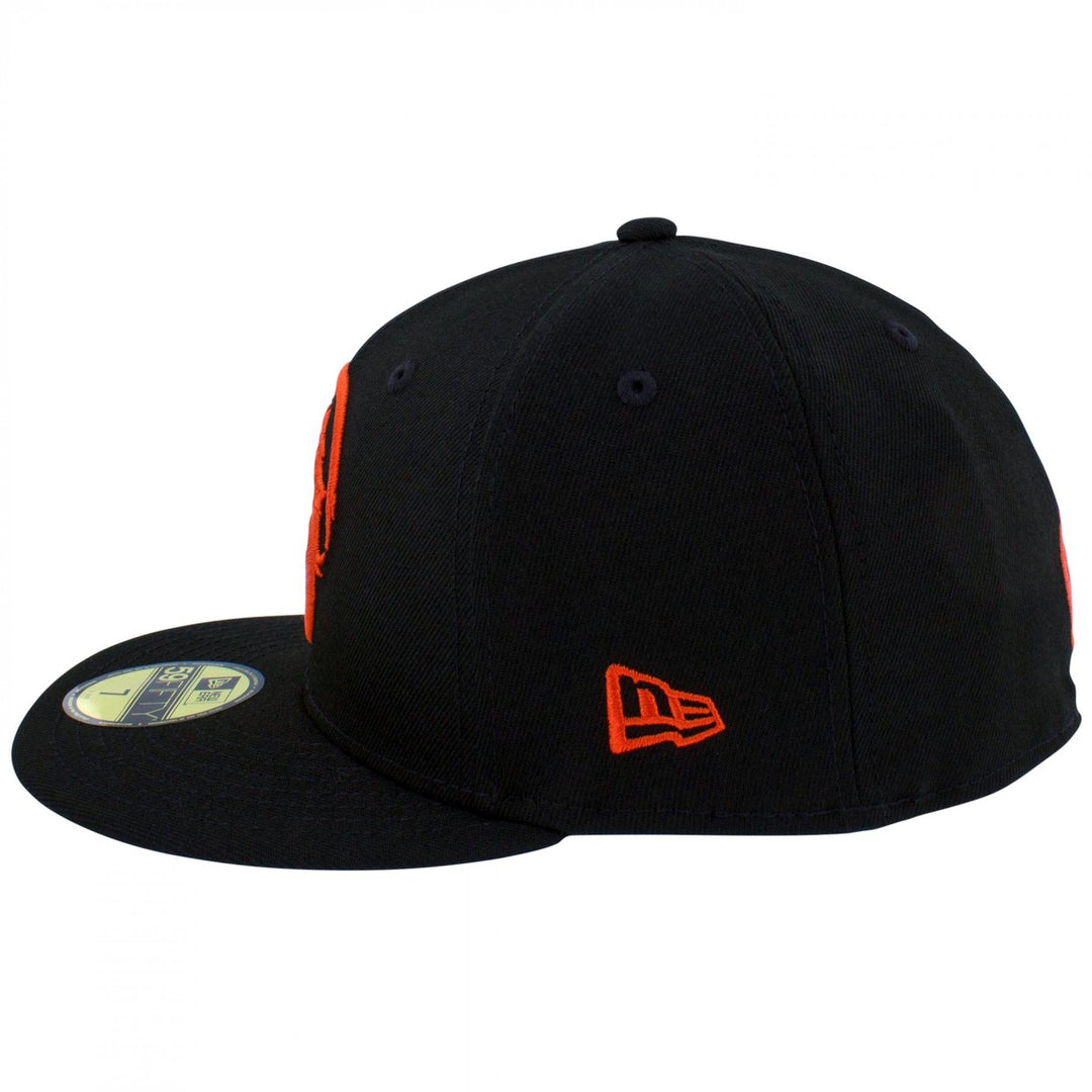 Mortal Kombat Logo Era 59Fifty Fitted Hat Image 2