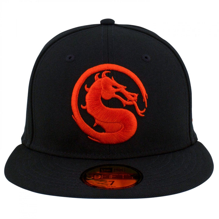 Mortal Kombat Logo Era 59Fifty Fitted Hat Image 4