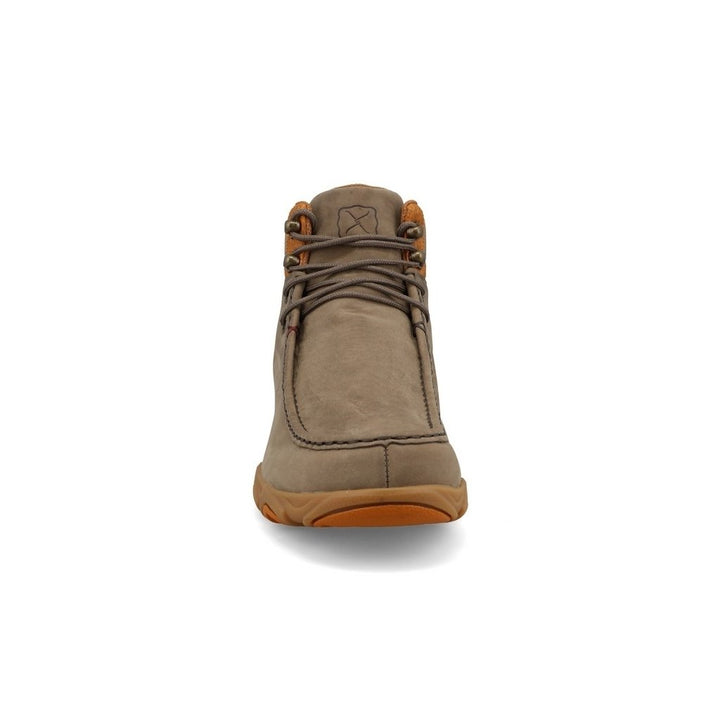 Twisted X Casual Shoes Mens Driving Moc WP Deep Taupe MDMXW01 Image 2