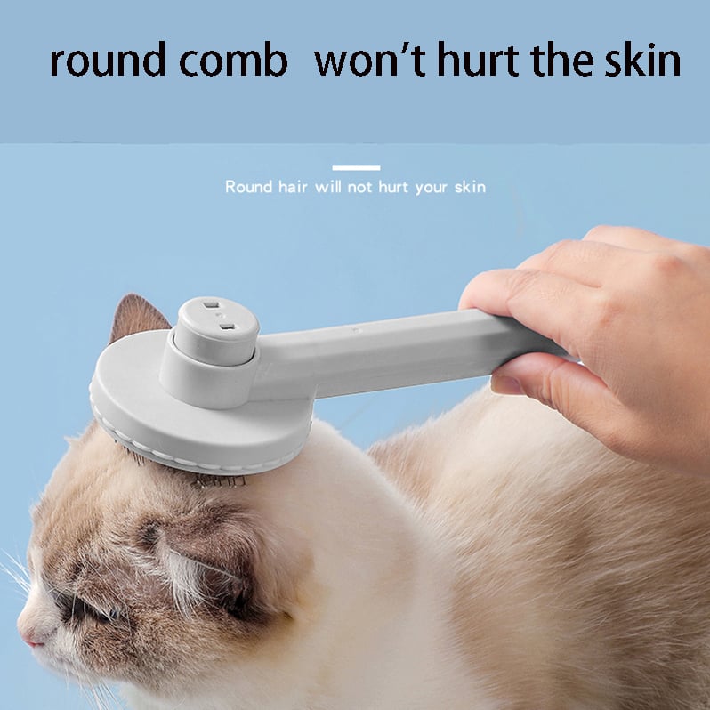 Self Cleaning Pet Hair Removal Comb Slicker Brush for Cats and Dogs Grooming Tool Image 4