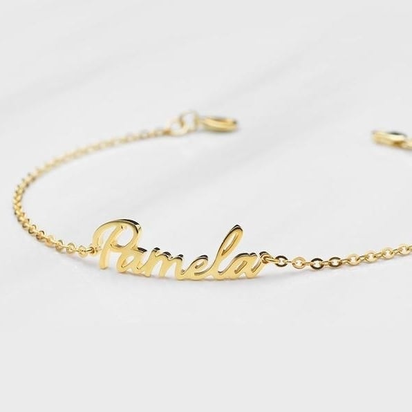 Name Bracelet For Women Personalized Bracelet Custom Bracelet Initial Bracelet Couple Bracelets Bridesmaid Gift Image 1