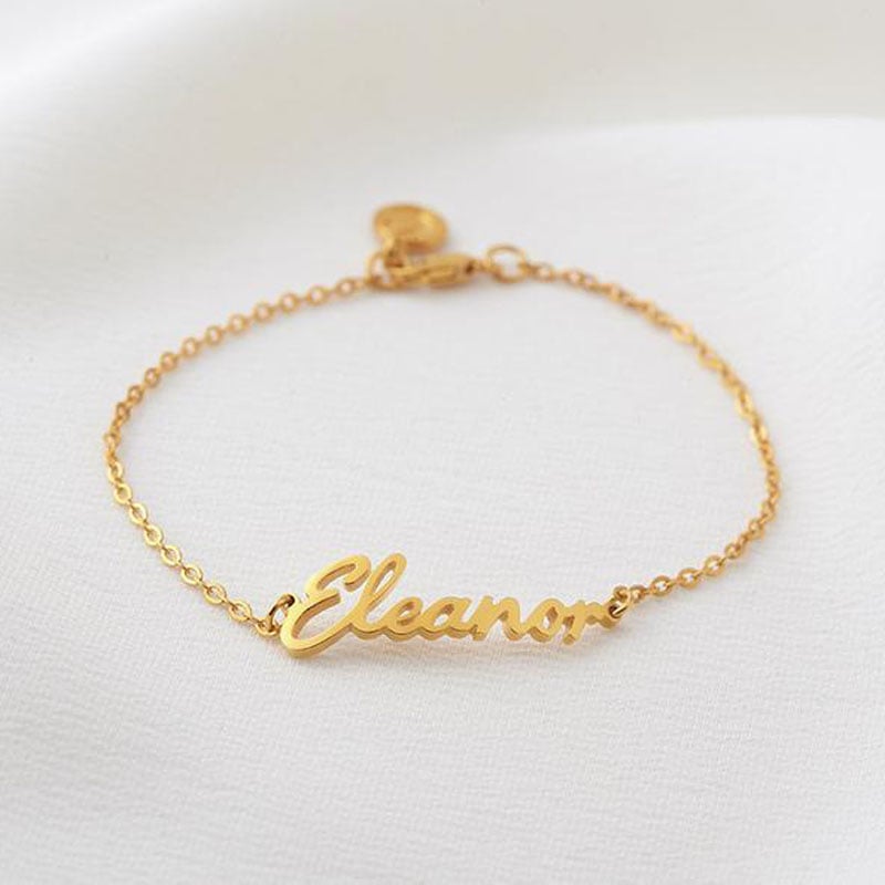 Name Bracelet For Women Personalized Bracelet Custom Bracelet Initial Bracelet Couple Bracelets Bridesmaid Gift Image 2