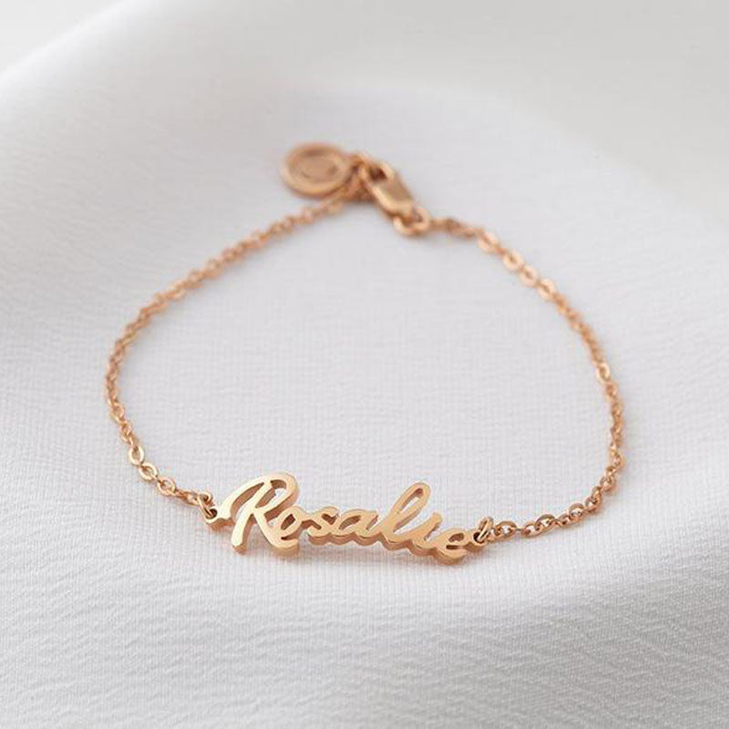 Name Bracelet For Women Personalized Bracelet Custom Bracelet Initial Bracelet Couple Bracelets Bridesmaid Gift Image 3