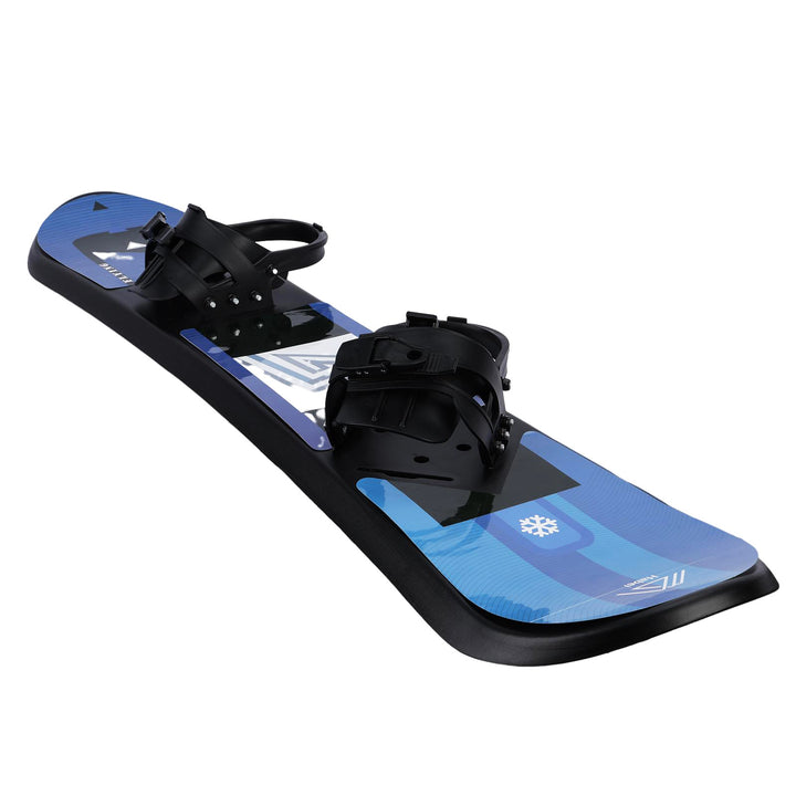 Single Ride Snowboard Bi-directionality Plastic Snowboard Kids Ski Snowboard with Ultra-Smooth Bottom and Ratchet Image 9