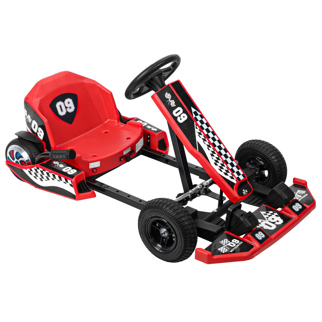 Go Kart36V Electric Go Kart for Kids16 MPH Drift Kart with 350W MotorDrift/Sport ModeLength Adjustment Image 4