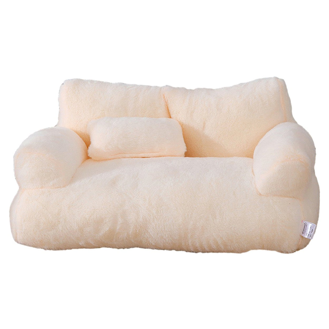 1 Set Pet Sofa Soft Comfortable Pet Bed Removable Washable Dog Nest Non-slip Cat Sleeping Cushion Pet Supplies Image 2