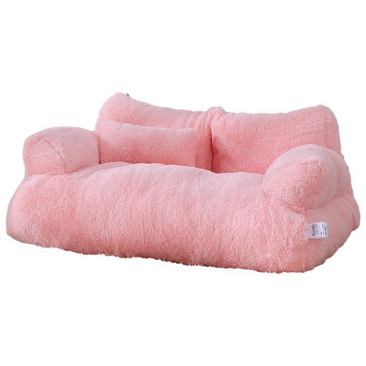 1 Set Pet Sofa Soft Comfortable Pet Bed Removable Washable Dog Nest Non-slip Cat Sleeping Cushion Pet Supplies Image 1