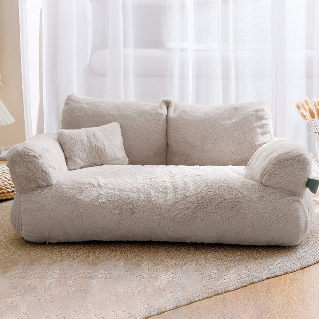 1 Set Pet Sofa Soft Comfortable Pet Bed Removable Washable Dog Nest Non-slip Cat Sleeping Cushion Pet Supplies Image 12