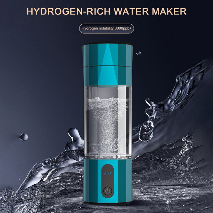 208ml Hydrogen Water Bottle Generator 6000-8000 PPB Portable Hydrogen Water Ionizer Machine with PEM Technology Image 1