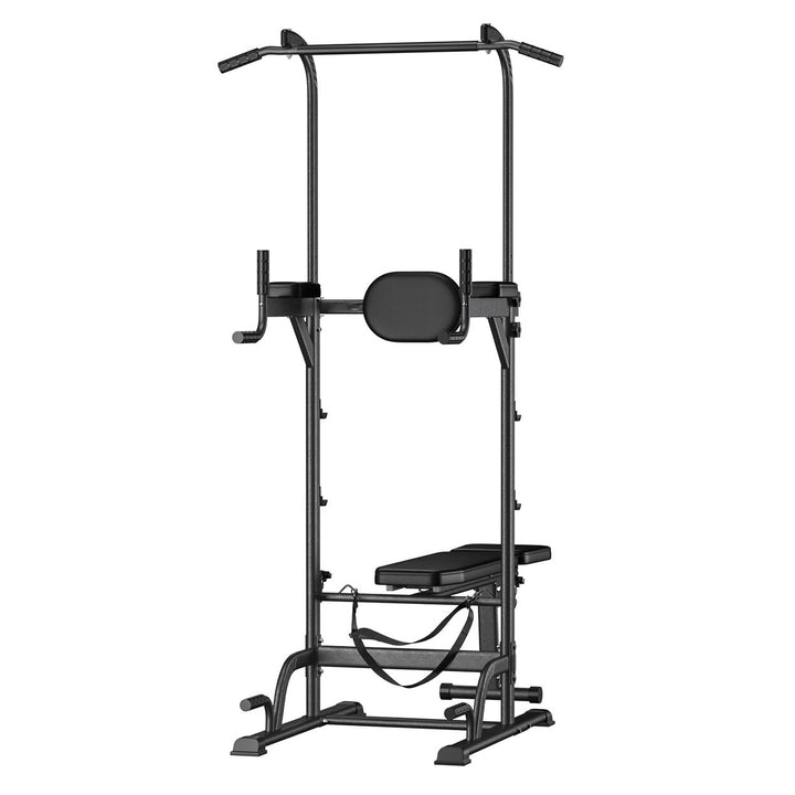 Pull Up Bar Free Standing Pull-up Rack with Dumbbell Bench Height Adjustable Pull Up Dip Station for Home Gym Dip Stands Image 1