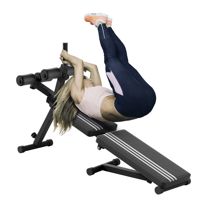 Sit Up Bench Abs Workout Equipment Foldable Hyperextension Roman Chair Abdominal Gym Equipment Sit Up Gym Bench Home Men Image 8