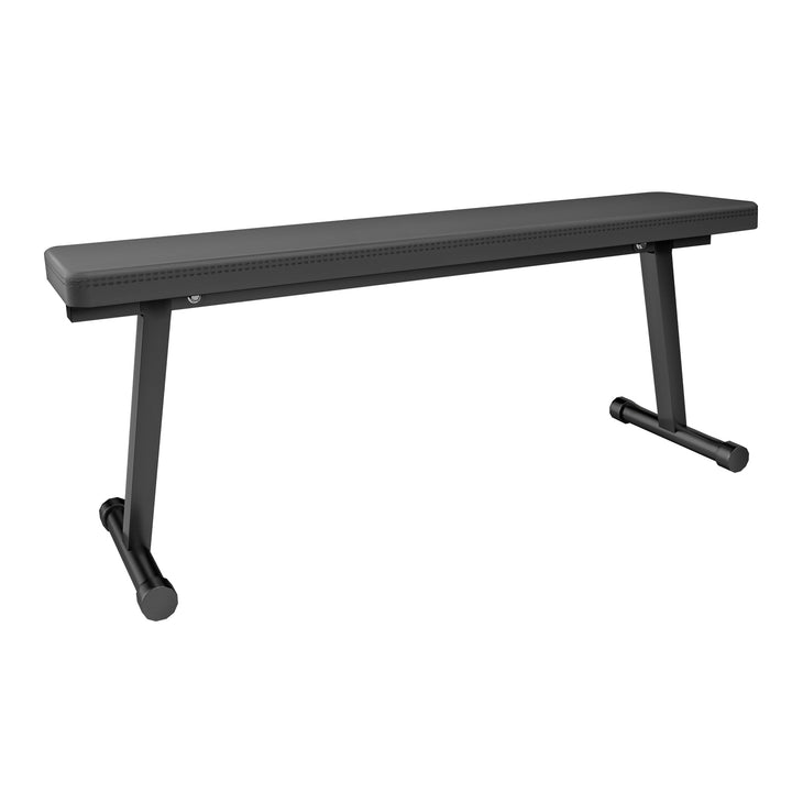 Flat Bench Foldable Flat Weight Bench Home Gym Workout Bench Easy Assembly Strength Training Bench Press Image 4