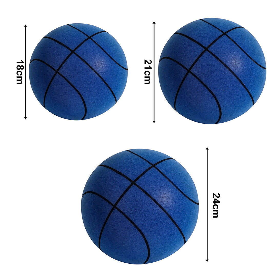 Indoor Silent Basketball High Rebound Low Noise Kids Dribbling Training Uncoated High Density Foam Practice Sports Image 8