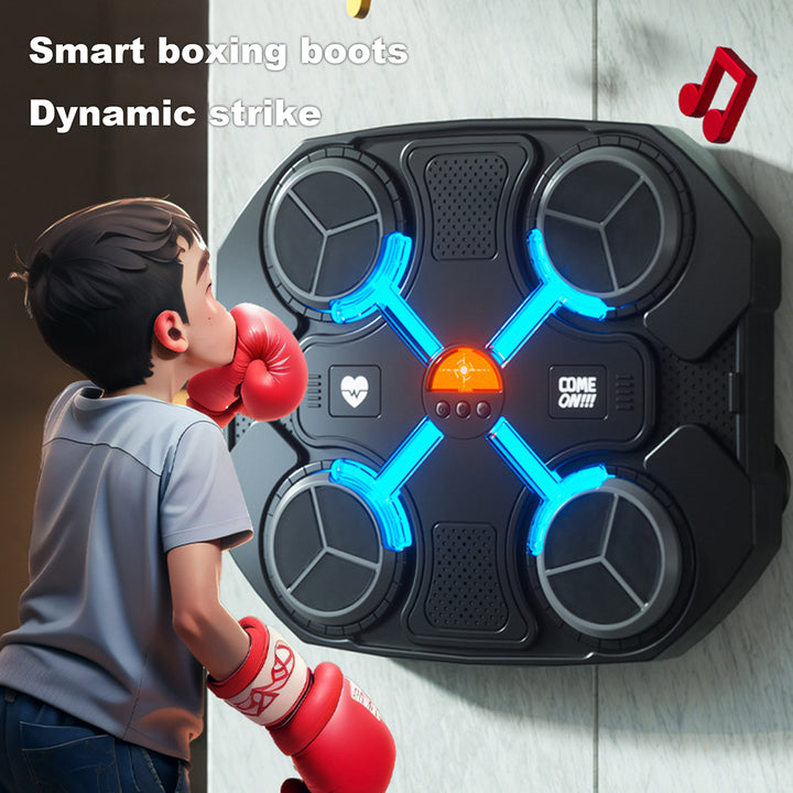 1 Set Boxing Machine Smart Bluetooth-compatible Music Boxing Trainer Electronic Boxing Equipment for Home Image 1