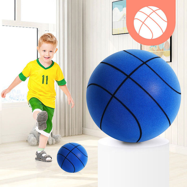 Indoor Silent Basketball High Rebound Low Noise Kids Dribbling Training Uncoated High Density Foam Practice Sports Image 9