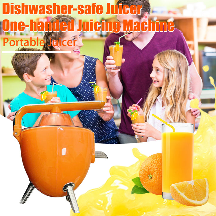 Electric Citrus Juicer Powerful 300W Orange Juice Maker with Handle Dishwasher Safe Easy-to-Clean Plug-Play One-Handed Image 1