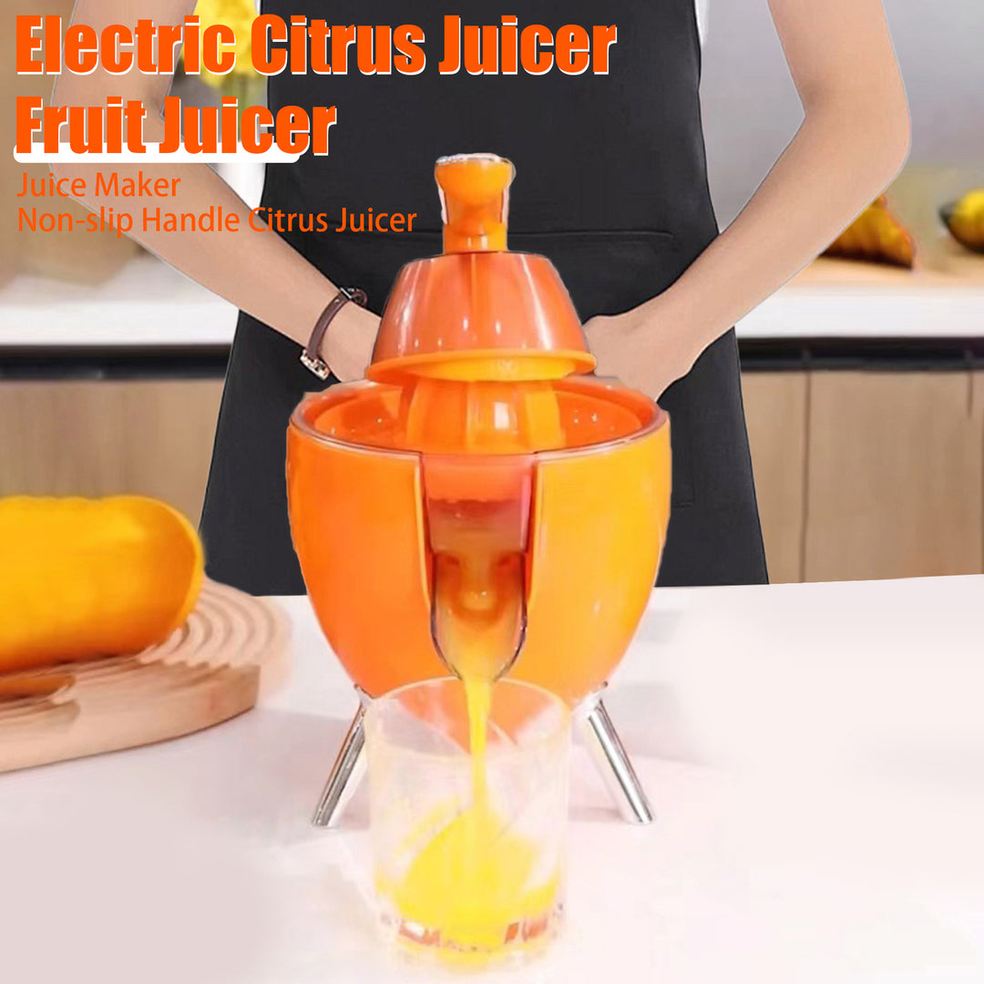 Electric Citrus Juicer Powerful 300W Orange Juice Maker with Handle Dishwasher Safe Easy-to-Clean Plug-Play One-Handed Image 2