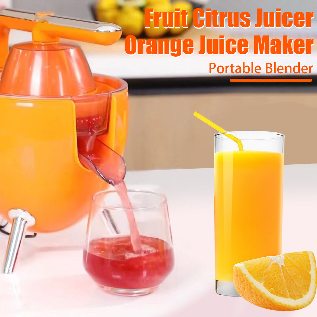 Electric Citrus Juicer Powerful 300W Orange Juice Maker with Handle Dishwasher Safe Easy-to-Clean Plug-Play One-Handed Image 3